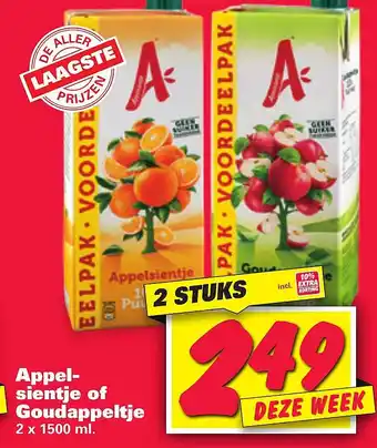 Nettorama Appelsientje of Goudappeltje aanbieding