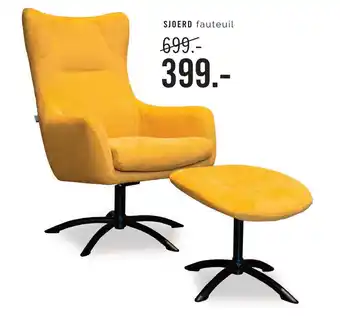 Eijerkamp Eijerkamp Collectie Sjoerd Fauteuil Geel aanbieding