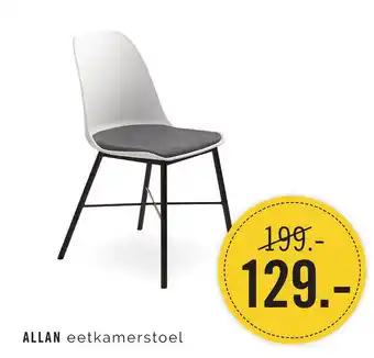 Eijerkamp Eijerkamp Collectie Allan Eetkamerstoel Wit aanbieding