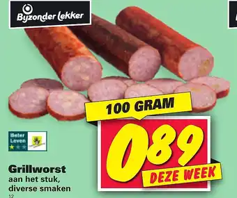 Nettorama Grillworst aanbieding