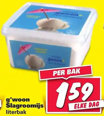 Nettorama g'woon Šlagroomijs aanbieding