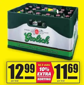 Nettorama Grolsch krat aanbieding