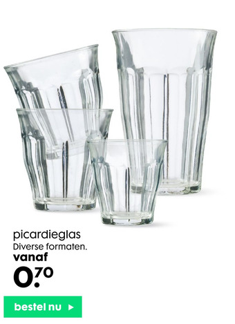 HEMA picardieglas aanbieding