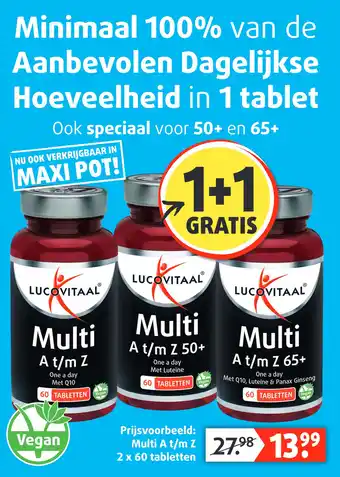 Lucovitaal Multivitaminen aanbieding