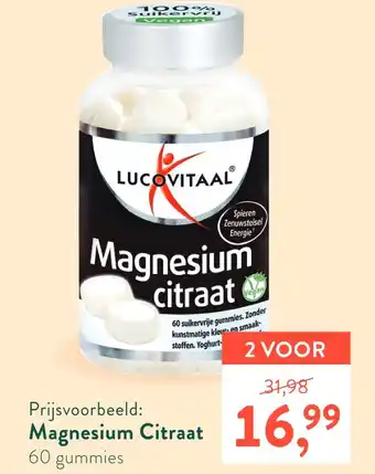 Holland & Barrett Magnesium Citraat 60 gummies aanbieding