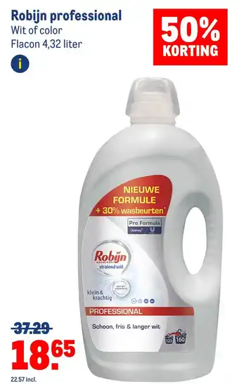 Makro Robijn professional aanbieding