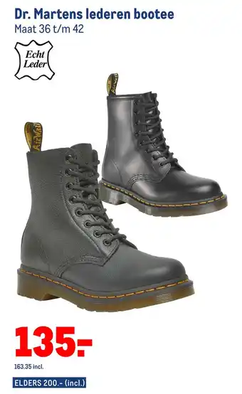 Makro Dr. martens lederen bootee aanbieding