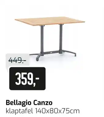 Kees Smit Bellagio Canzo klaptafel aanbieding