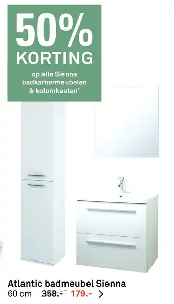 Karwei Atlantic badmeubel Sienna aanbieding