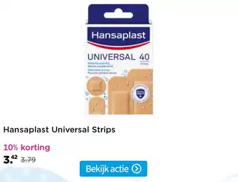 Plein.nl Hansaplast Universal Strips 40 aanbieding