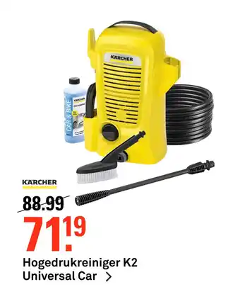 Karwei Kärcher Hogedrukreiniger K2 Universal Car aanbieding