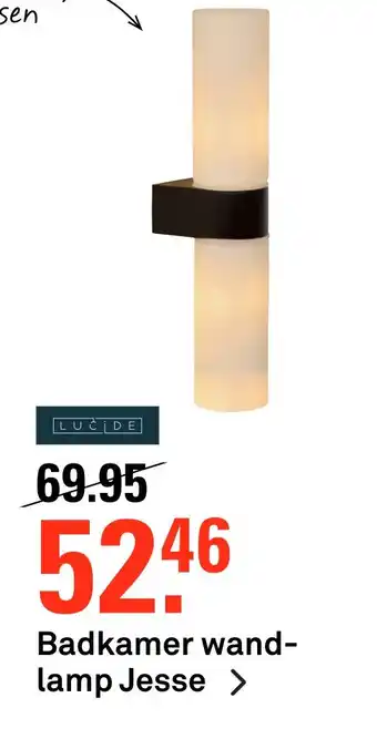 Karwei Badkamer wandlamp Jesse aanbieding