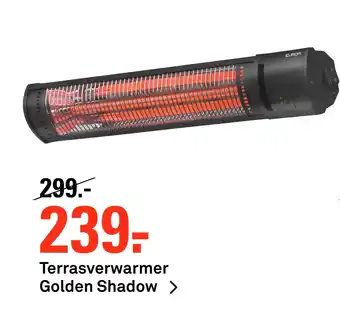 Karwei Terrasverwarmer Golden Shadow aanbieding