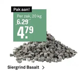 Karwei Siergrind Basalt aanbieding