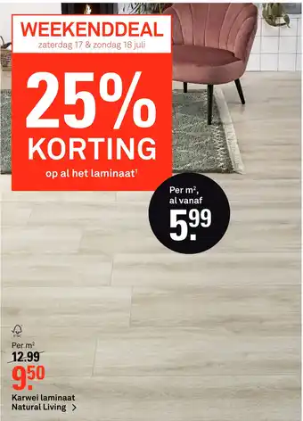 Karwei Karwei laminaat Natural Living aanbieding