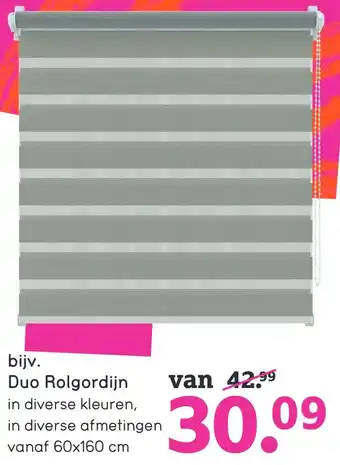 Leen Bakker Duo Rolgordijn aanbieding