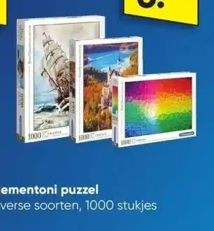 Big Bazar Clementoni puzzel aanbieding