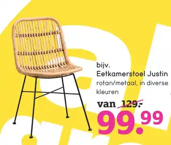 Leen Bakker Eetkamerstoel Justin aanbieding