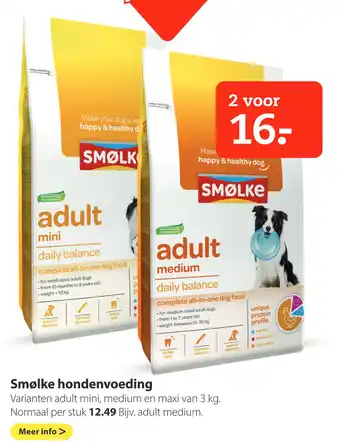 Pets Place Smølke hondenvoeding aanbieding