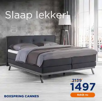 TotaalBED Boxspring cannes aanbieding