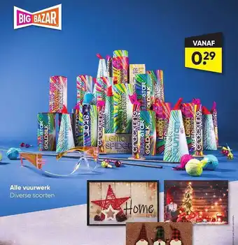 Big Bazar Alle vuurwerk aanbieding