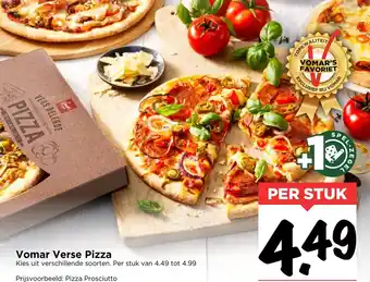 Vomar Voordeelmarkt Vomar verse pizza aanbieding