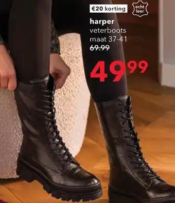 Scapino Harper veterboots maat 37-41 aanbieding