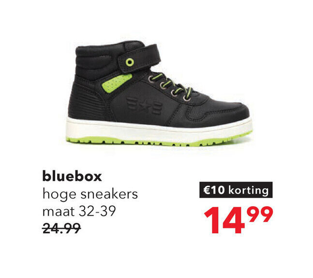 Bluebox hoge sneakers maat 32-39 aanbieding bij Scapino