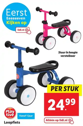 Lidl Loopfiets aanbieding