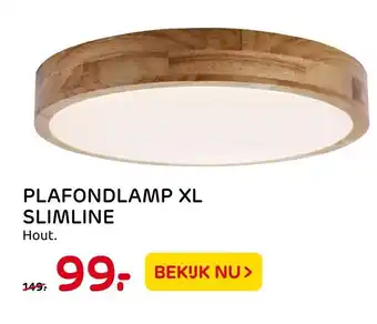 Praxis Plafondlamp XL Slimline aanbieding