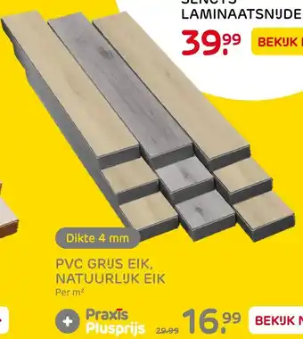 Praxis PVC Grijs Eik, Natuurlijk Eik aanbieding