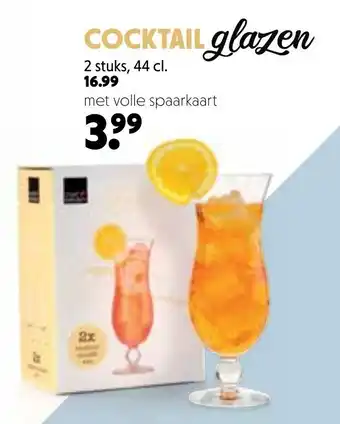 MCD Supermarkt Royal Leerdam Glazen Cocktail aanbieding