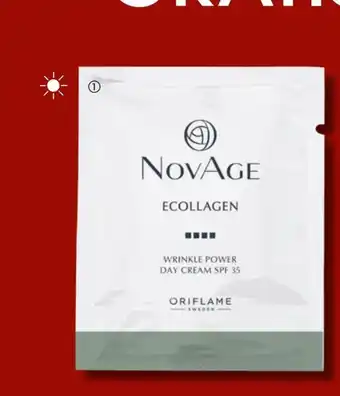 Oriflame NovAge Ecollagen Wrinkle Power Day Cream SPF 35 Sachet 1.5 ml aanbieding