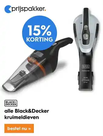 Blokker Black&Decker Kruimeldieven - 15% korting aanbieding