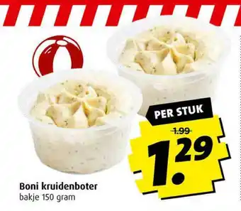 Boni Boni kruidenboter 150 gram aanbieding