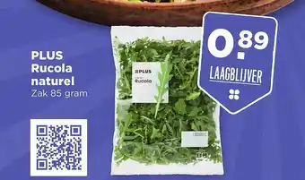 PLUS Plus rucola naturel 85 gram aanbieding