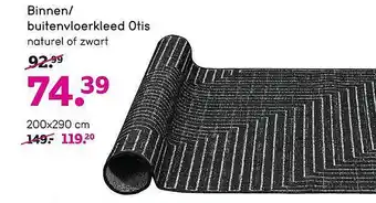 Leen Bakker Binnen-buitenvloerkleed otis aanbieding