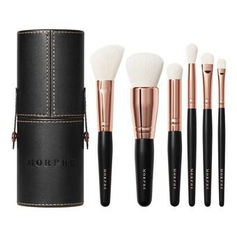 Douglas Morphe rosé away 6-pierce travel brush set aanbieding