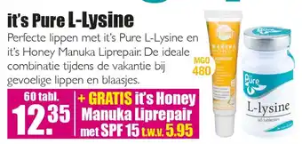 Gezond & Wel it's Pure L-Lysine aanbieding