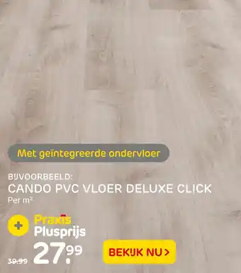 Praxis Cando Pvo Vloer Deluxe Click aanbieding