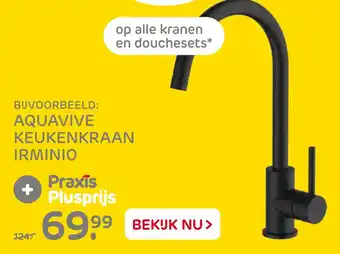 Praxis Aquavive Keukenkraan Irminio aanbieding