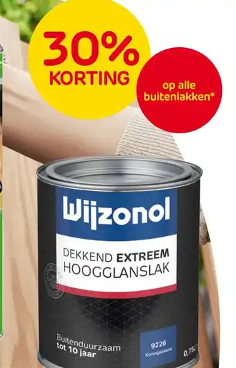 Praxis 30% korting op alle buitenlakken* aanbieding