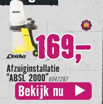 Hornbach Afzuiginstallatie "ABSL 2000"6047287 aanbieding