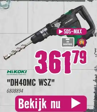 Hornbach HIKOKI "DH40MC WSZ" aanbieding