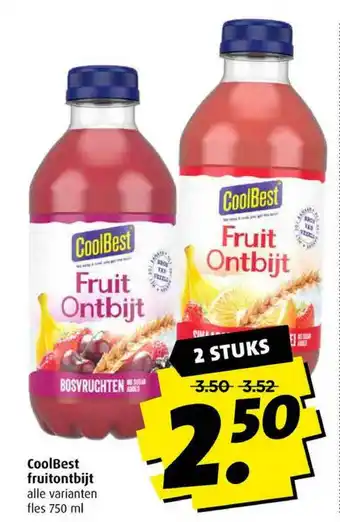 Boni Coolbest fruitontbijt 750 ml aanbieding