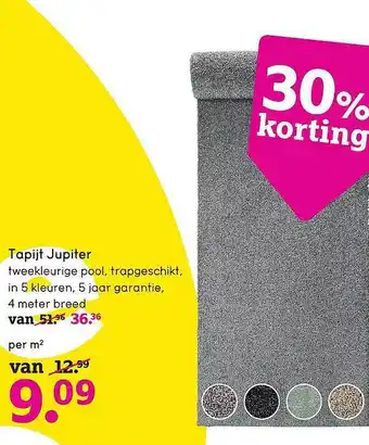 Leen Bakker Tapijt jupiter aanbieding