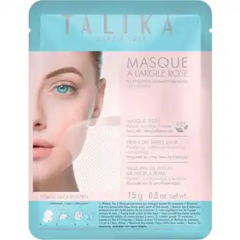 Douglas Talika pink clay sheet aanbieding