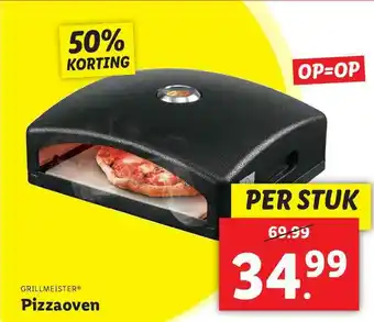 Lidl Grillmeister pizzaoven aanbieding