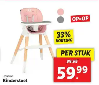 Lidl Lionelo kinderstoel aanbieding