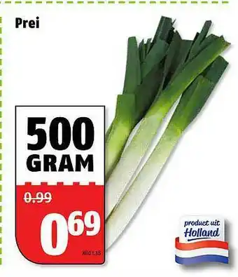 Poiesz Prei 500 gram aanbieding